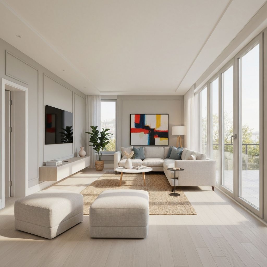 Beautifully cleaned living room