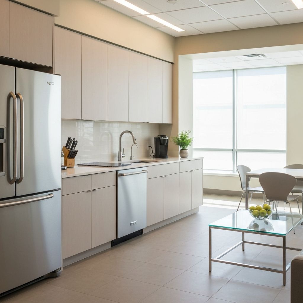 Clean office break room