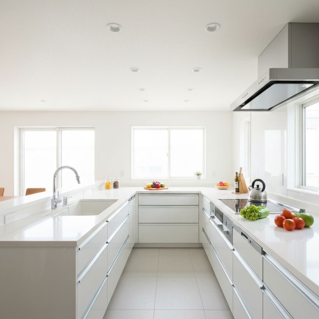 Pristine kitchen counters